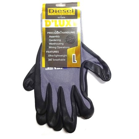 DIESEL PROTECTION Diesel Protection D’Luxe Antislip Gloves, Size Large (1 Pair) ZZZ-DIE-DLX-1899x1